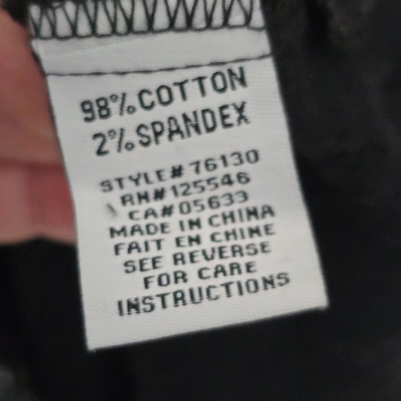 Habitat Womens Top Small Black Gray Plaid Gauzy Button Front Long Sleeve NWT - Picture 7 of 13